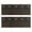 Colorful Geometric Striped, variant on Kitchen Rugs Sets Of 2,Feather and Arrow Pattern Anti Fatigue Kitchen Mat Rugs Non Slip Washable,Decorative Kitchen Floor Mats for Kitchen,Sink,Laundry,17"X47"
