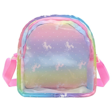 MUSEYA Cloth Doll Diaper Bag with Transparent Design for Easy Storage and Organization Compact Lightweight