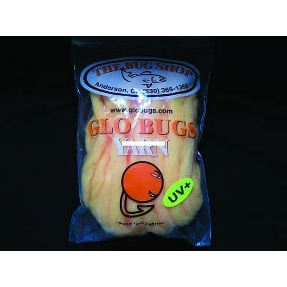 The Bug Shop Glo Bugs Yarn, 15', 5/16" Diameter, Golden Nugget