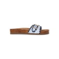 thumbnail image 4 of Time and Tru Women's One Buckle Footbed Slide Sandals, 4 of 8