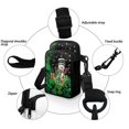 thumbnail image 5 of HELLHERO 2 Layers Adjustable Shoulder Strap Crossbody Bag, Polyester Small Crossbody Purse for Men, Women, Gift Snowman Joy, 5 of 7