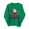 thumbnail image 4 of Leey-World 250 Years 1776-2026 250th Birthday Eagle Liberty Bell T-Shirt American Shirts for Women(Green,XL), 4 of 9