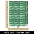 thumbnail image 2 of Refrigerator Quality Cool Igloo Teacher Student School Sticker Set - Dark Green - Gloss Finish - 1.5" Small, 2 of 7