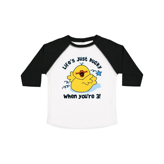 Inktastic Life's Ducky 3rd Birthday Boys or Girls Toddler T-Shirt