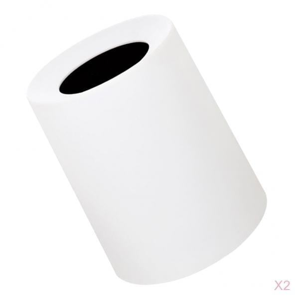 2Pcs Bote de basura Galón Bolsa de basura oculta Novedad Elegante Cubo de basura para oficina Hogar Dormitorio Baño Cocina, Papelera moderna Plástico Baoblaze bote de basura redondo