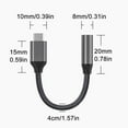 thumbnail image 4 of USB Type C Adapter to 3.5mm AUX Audio Headphone Jack For Android New S5, 4 of 9