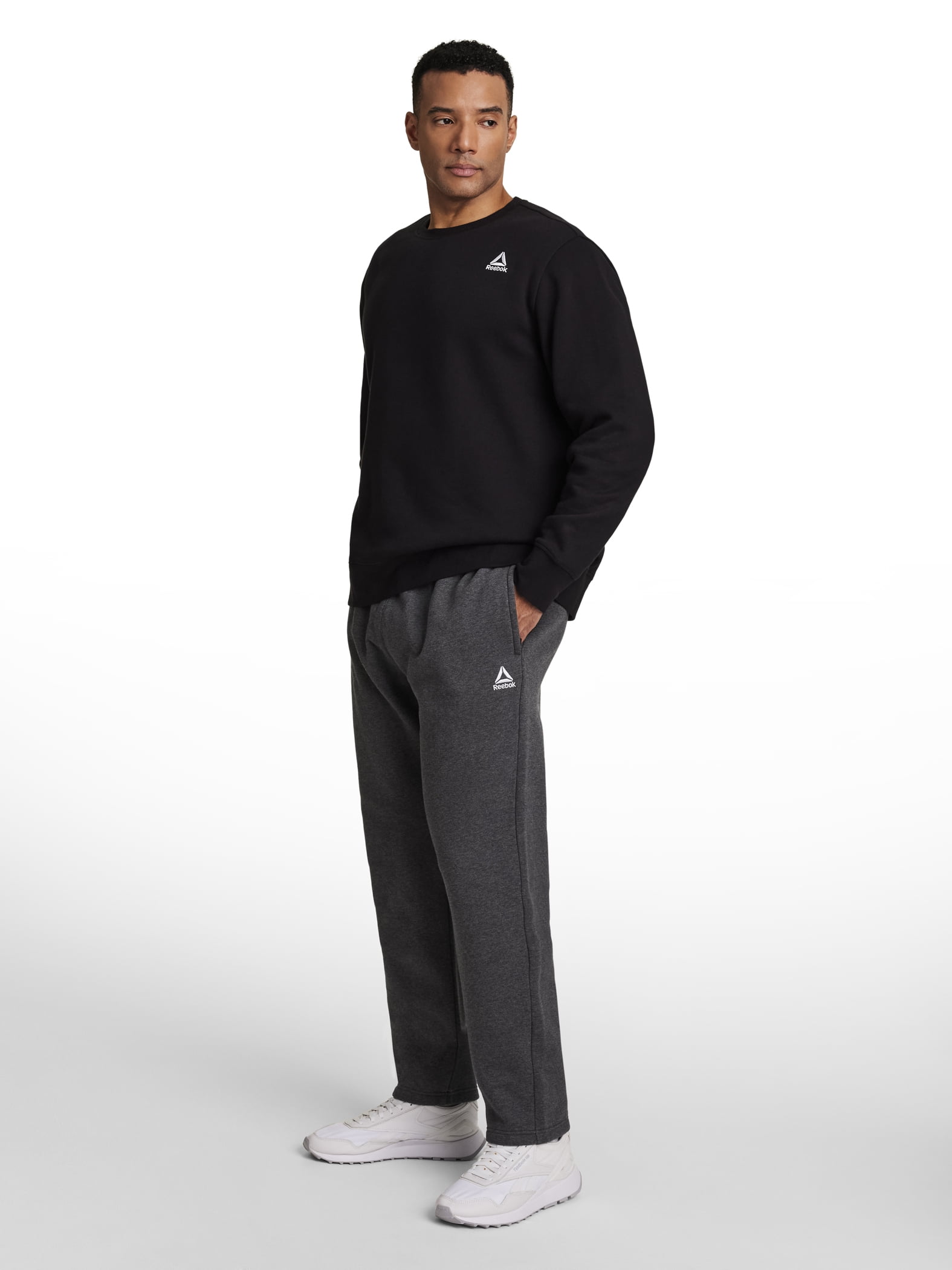 Reebok Men's & Big Men's Game Day Fleece Relaxed Fit Sweatpants, Sizes XS-5XL