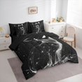 thumbnail image 3 of jejeloiu Cute Cat 7-Piece Bedding Comforter Set,Pet Animal King Bedding Sets,Gray Black Bed Sheets For Girls Boys,Luxury Bedroom Decor Reversible, 3 of 8