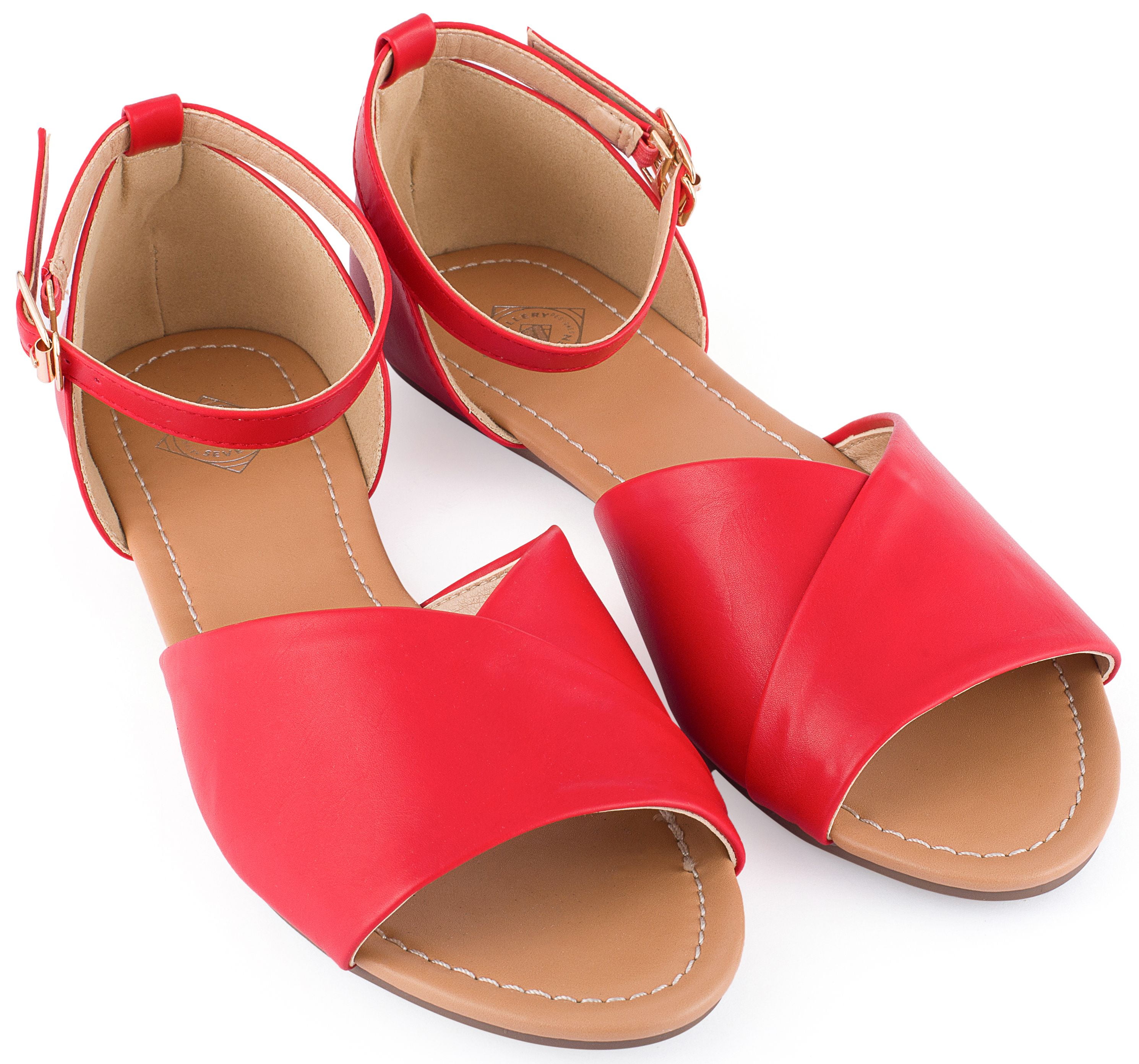 pointed open toe flat sandals