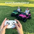 thumbnail image 4 of Hikiddo 12V Kids Ride on Toys Truck, Electric Ride on Car for Kids Grils w/ Remote, Bluetooth - Pink, 4 of 9