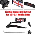 thumbnail image 4 of 360°Rotation Car Mobile Phone Holder Mount for Mini Cooper R50 R52 R53 Red, 4 of 9