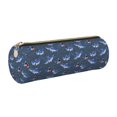 thumbnail image 1 of Disketp Cartoon Shark Estuche Organizador de Lápices de Cuero, Estuche de Oficina con Cremallera para Bolígrafo y Lápiz, 1 of 6