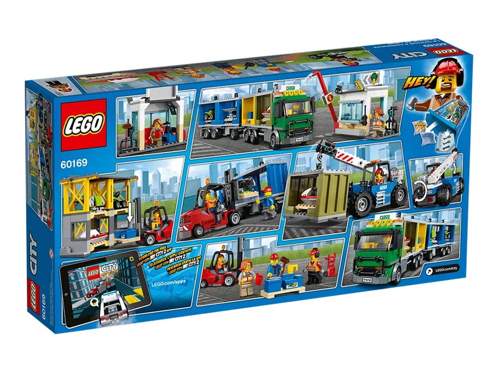 Assembled building blocks toy truck forklift 304 