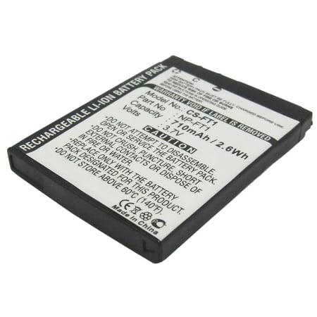 Replacement Battery for Cyber-shot DSC-T10/P Cyber-shot DSC-T10/W Cyber-shot DSC-T11 Cyber-shot DSC-T3 Cyber-shot DSC-T3/B Cyber-shot DSC-T33 NP-FT1 3.7V/710mAh