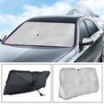 thumbnail image 3 of Parasol de verano para parabrisas de coche, parasol retráctil plegable para coche, color negro oso de fresa Electrónica, 3 of 5