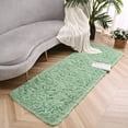 thumbnail image 2 of Alfombra Zedrew para dormitorio y sala de estar, 60 x 120 cm, color verde salvia, 2 of 9