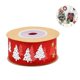 thumbnail image 1 of Cinta de alambre estampada en caliente para envolver regalos, compatible con árboles de Navidad, 1 of 5