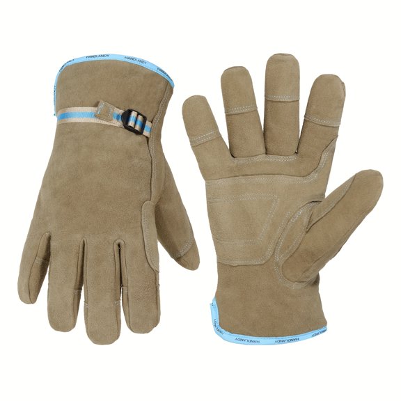 Women's winter gloves, deerskin gloves, durable and warm gloves, unisex soft winter work gloves
