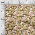 thumbnail image 2 of oneOone Cotton Poplin Light Brown Fabric Ocean Shark Craft Projects Decor Fabric Printed By The Yard 56 Inch Wide, 2 of 4
