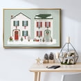 thumbnail image 5 of Festive Front Door Collection A - Framed Gallery Wrapped Holiday Canvas - 27 x 41 - Gold Frame, 5 of 8