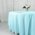 thumbnail image 3 of BalsaCircle 6 Pieces 108" Blue Round Polyester Tablecloths Fabric Table Cover Linens, 3 of 8