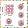 thumbnail image 3 of Christmas Ball Set Hanging Ornaments - Festive Xmas Tree Decorations, Colorful Bauble Mood Accessories for Home Party Mantel Wreath, Shatterproof Holiday Decor Set, 3 of 7