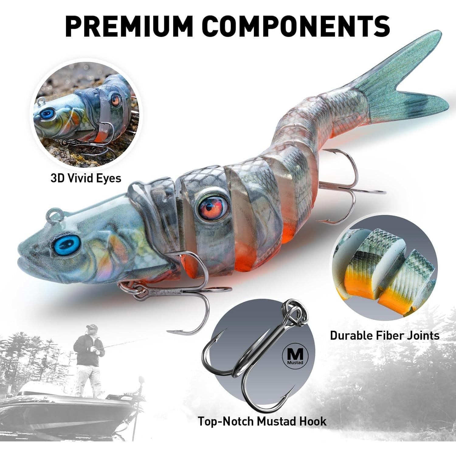 2017 ice fishing lures Jig with Painted Eye 5/16oz Winter Lure Ranch Fiberglass Sierra Truck These micro sizes Minnows Winter Clearance Sale Model:735CSH (7'3