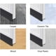 thumbnail image 4 of (1 pieza, negro) Calcetines para puerta resistentes a la intemperie, aislamiento de puerta insonorizado, aislamiento de puerta de garaje de silicona, tira de puerta de goma resistente a la intemperie,, 4 of 5