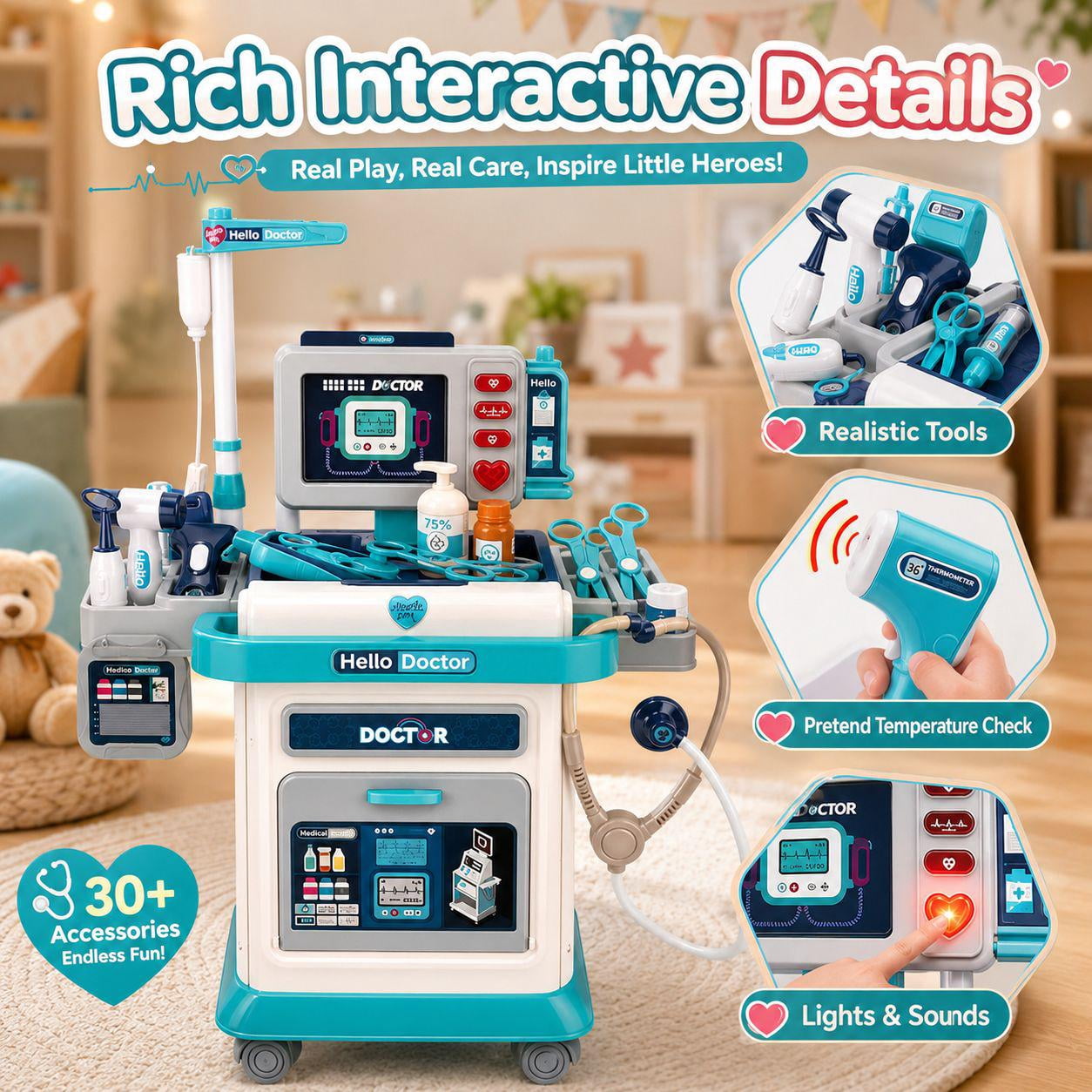 Lil Doctor Mobile Suitcase Playset - Walmart.com