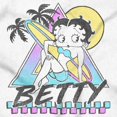 thumbnail image 2 of Betty Boop Surfing Beach Vacation Women's T Shirt Ladies Tee Brisco Brands S, 2 of 5