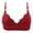 Wine, variant on DDAPJ pyju Wireless Push Up Bras for Women,Full Coverage Bra with No Underwire Extra Foam Padding for Added Shape