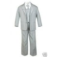 thumbnail image 4 of BABY, TODDLER & BOY WEDDING  PARTY FORMAL no tail TUXEDO SUIT LT. GRAY  S -20, 4 of 7