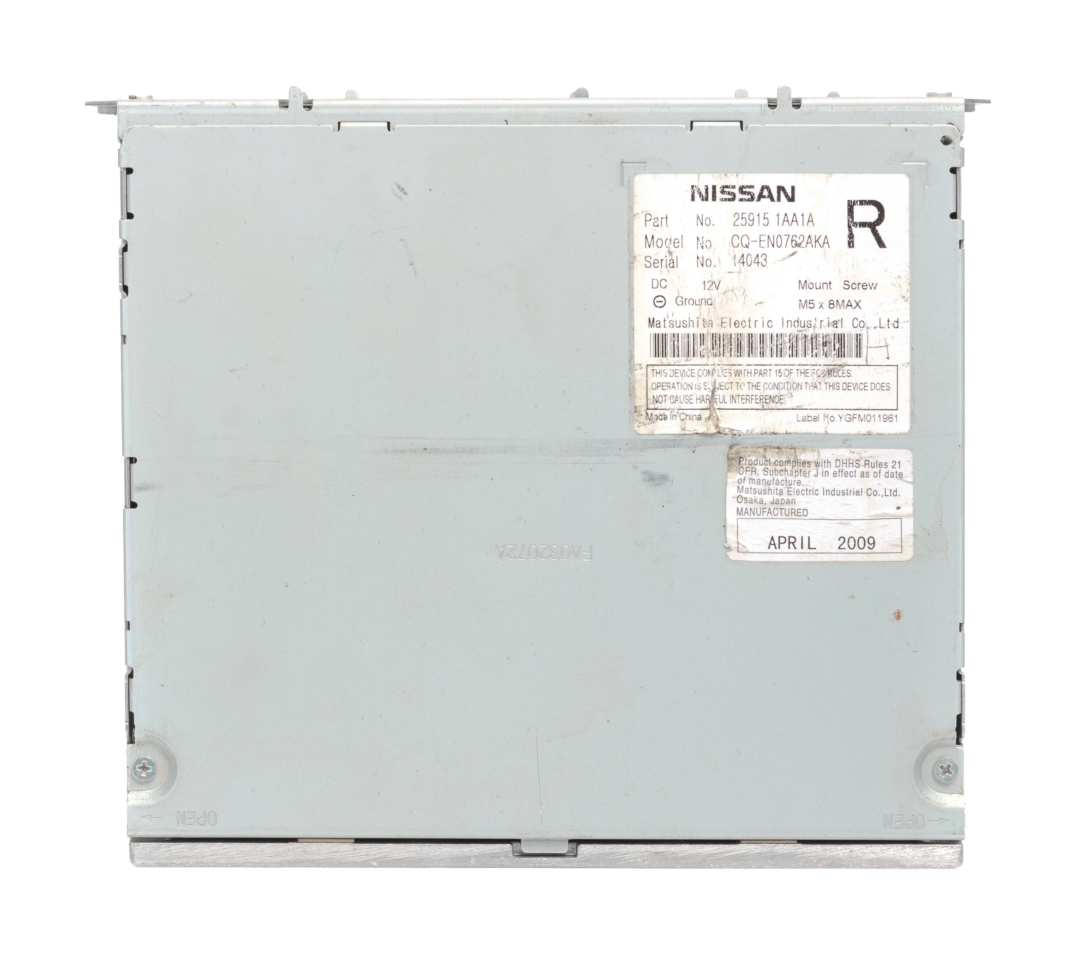 Restored 2009-2010 Nissan Murano AM FM Radio 6 Disc CD Player Satellite Ready 259151AA1A (Refurbished)