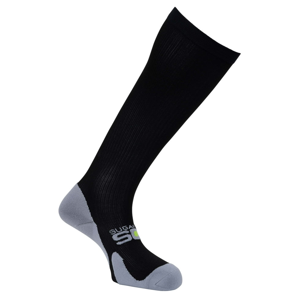 Extra Wide Stretch Compression Socks Big & Tall Mens Black 1520