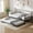 Black, variant on TEQIN Twin Daybed and Trundle Frame Set,Premium Steel Slat Support, Daybed and Roll Out Trundle Accommodate, No Box Spring Needed,Without Mattresses