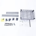 thumbnail image 3 of SalonMore 4 Tier Corner Shelves Wire Shelving Rack Shelf Adjustable Storage Unit Organizer, 3 of 6