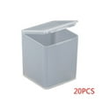 thumbnail image 1 of 20 Pcs Boîte de Rangement en Plastique Transparent PP Couvercle de cube d'Outils de Rangement Mini Conteneur, 1 of 7
