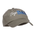 thumbnail image 5 of Top Dad Letters Embroidered Low Profile Cap - Olive OSFM, 5 of 5