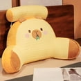 thumbnail image 1 of Cute Capy Reading Pillow Bed Rest Pillow Bed Wedge Backrest with Arms Back Support for Reading, Capybara Back Pillow for Sitting Up in Bed, Latex Bed Rest Pillow with Headrest & Arms, 1 of 5