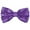 Purple, variant on INSPIRE CHIC Men's Sequin Bow Ties Adjustable Neck Length Solid Color Bow Ties Black