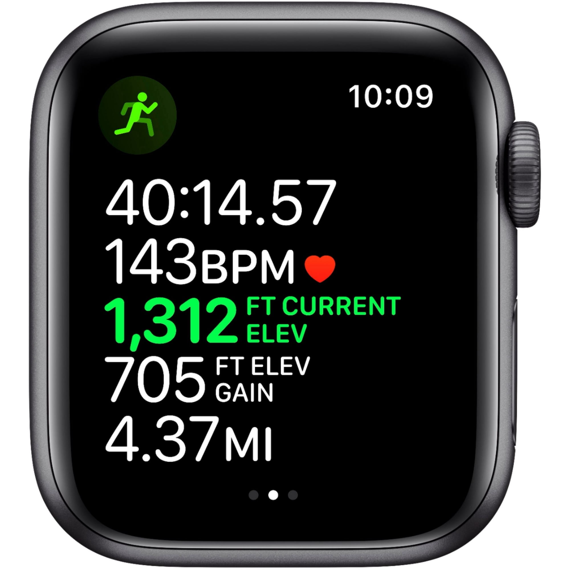 Restored Apple Watch Series 5 (GPS) 40mm Space Gray Aluminum Case with Black Sport Band (Refurbished)