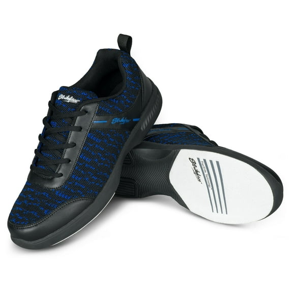 KR Strikeforce Flyer Lite Mesh Black/Royal WIDE Mens Bowling Shoe