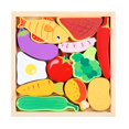 thumbnail image 4 of Kids Wooden Vehicle Food Number Animal Cognition Puzzle Learning Educational Toy, 4 of 9