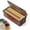 BROWN, variant on Nkmbld Pencil Box Extra Large Capacity Plastic Pencil Case Stackable Translucent Clear Storage Box Office Supplies Storage Organizer Box