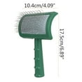thumbnail image 6 of Dog Brush for Shedding, Dog Hair Brush Slicker Brush for Dogs/Cats, Dog Brush for Long Haired Dogs, Pet Cat Dog Grooming Brush (Green,L), 6 of 8