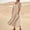 Khaki Cotton Linen Dress Clearance, variant on Plus Size Cotton Linen Dresses for Women Summer 2025 Sun Dress 4XL-5XL Loose Fit Boho Short Sleeve Beach Dress with Pockets