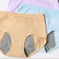 thumbnail image 6 of Soyumi Washable Absorbency Incontinence Regular Underwear for Women, Reusable Leak Proof Protection Panties for Bladder Leakage, Red, 6 of 9