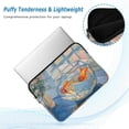 thumbnail image 2 of FORMRS 13"-13.3" Laptop Sleeve Protective Case Soft Carrying Quilted Computer Bag Cover, Blue Goldfish, 2 of 7