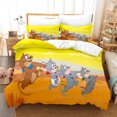 thumbnail image 1 of Tom and Jerry Bedding Twin Comforter Set Tom and Jerry Comforter Set for Girls and boys, Soft, Breathable, Fade Resistant 3 Piece- includes 1 Comforter and 2 Pillowcase, 1 of 2