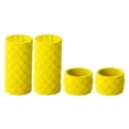 thumbnail image 4 of 4 piezas de cintas para manillar de bicicleta Sunnimix cubierta transpirable tapón de cor amarillo, 4 of 8